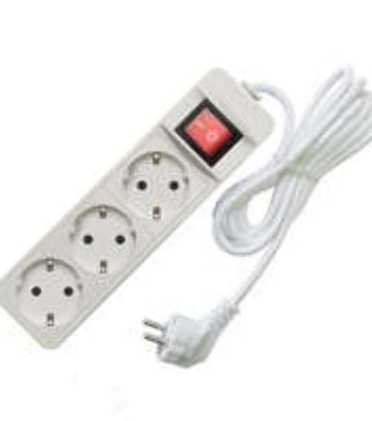 Удлинитель 3х1.5 м с заземл. 10А IP20 2.2 кВт с выкл. Союз 481S-7301