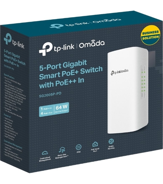 Коммутатор TP-Link SG2005P-PD 5PORT 1000M POE