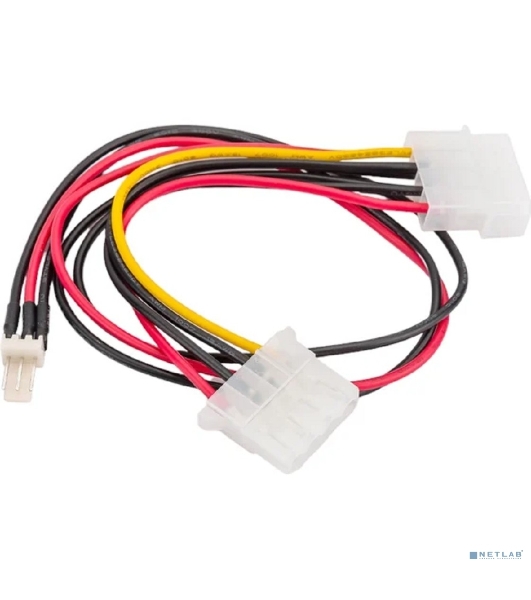 Кабель питания Cablexpert CC-PSU-5, для вентилятора 12V, molex -> molex + 2pin, 15 см