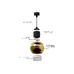 Корпус светильника C1105 PYG золото желтое полированное D100*H80mm MR16 GU5.3 LED 3W 4200K, фото9