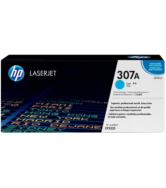 Картридж лазерный HP CE741A голубой Color LJ CP5225 (7300 стр.)