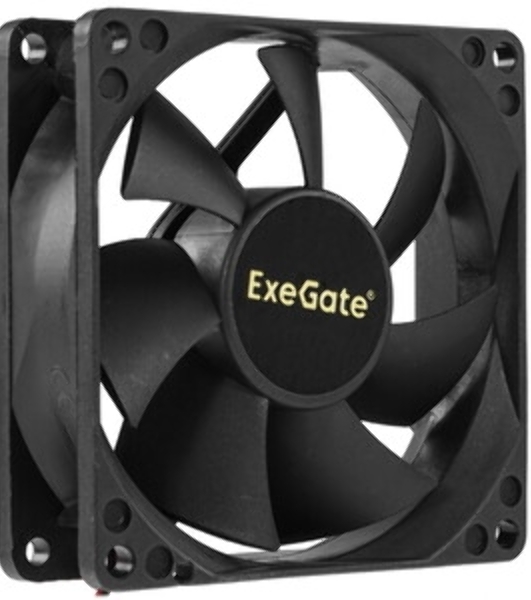 Вентилятор для корпуса ExeGate ExtraPower EP02510S2P-5 черный, 25 мм, 12000 об/мин, 26 дБ, 2 pin