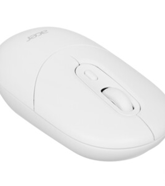 Мышь беспроводная Acer OMR301 белый, 1600 dpi, радиоканал, Bluetooth, USB, кнопки - 4