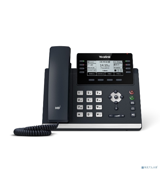 Ip-телфон YEALINK SIP-T43U, 12 аккаунтов, BLF, PoE, GigE, без БП, шт