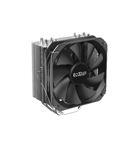 Кулер PCCooler Paladin 400 S115X/1200/1700/AM4 (20 шт/кор, TDP 200W, PWM FAN, 4 тепловые трубки 6мм, 800-1600RPM, 18-28,6dBa)
