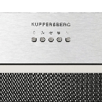 Встраиваемая вытяжка Kuppersberg INPUSH 60 X, High-Tech, 60 см, механическое управление, обратный клапан, 3 скорости, 780 м3/ч, периметральное всасывание, угольный фильтр KF-SC 2 (опция), уровень шума 62 дБ, нержавеющая сталь, фото2