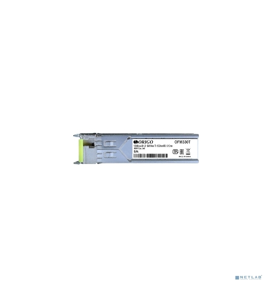 Трансивер ORIGO OFM330T/3KM/B1A WDM SFP-трансивер, 1000Base-BX-D (Simplex SC), Tx:1550 нм, Rx:1310 нм, одномод, до 3км