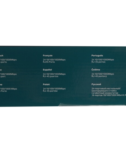 Коммутатор сетевой TP-Link SMB TL-SG1024 Коммутатор 24LAN 10/100/1000Mb/s Unmanagersd Gigabit Rackmount Switch
