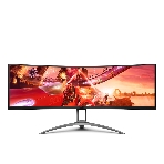 Монитор 48.8' AOC AG493UCX2 VA 5120x1440, 165 Гц, 1 мс, 32:9, 400 кд/м2, 3xHDMI, 1xDP, 1xUSB-C, изогнутый, черный, фото23