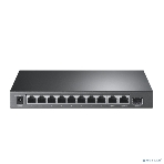 Настольный коммутатор TP-Link TL-SL1311P, 8 портов 10/100 Мбит/с с поддержкой PoE+, 2 гигабитных порта без поддержки PoE, 1 порт SFP, 802.3af/at, бюджет PoE — 65 Вт, стальной корпус, фото5