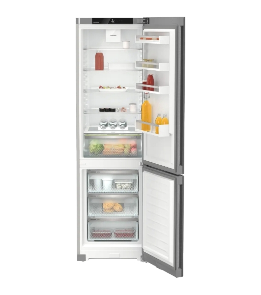 Холодильник Liebherr Pure CNsdc 5703-22 001 серебристый SmartSteel двухкамерный 266/94л морозилка снизу