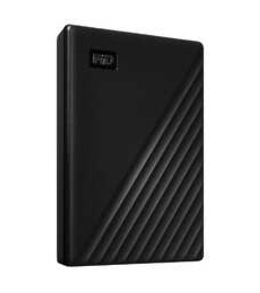 Внешний HDD 2.5' Western Digital My Passport, 5TB, USB 3.2 Gen 1 Type-A, 5400 rpm, черный