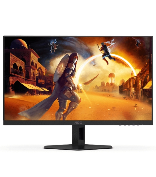 Монитор 27' AOC Gaming 27G4XE IPS 1920x1080, 180 Гц, 1 мс, 16:9, 300 кд/м2, 2xHDMI, 1хDP, 1x3.5 мм, черный/темно-серый