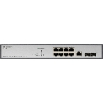 Коммутатор Managed L2 Switch 8x1000Base-T, 2x1000Base-X SFP, RJ45 Console, 19' w/brackets, фото11