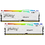 Оперативная память Kingston Fury Beast, DDR5, 32Gb (2x16Gb), 5600MHz, CL40, DIMM, с радиаторами, RGB, белый, фото11