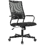 Кресло руководителя Бюрократ CH Balance черный Elastic-102 TW-11 сетка/ткань крестов. металл черный, фото 1