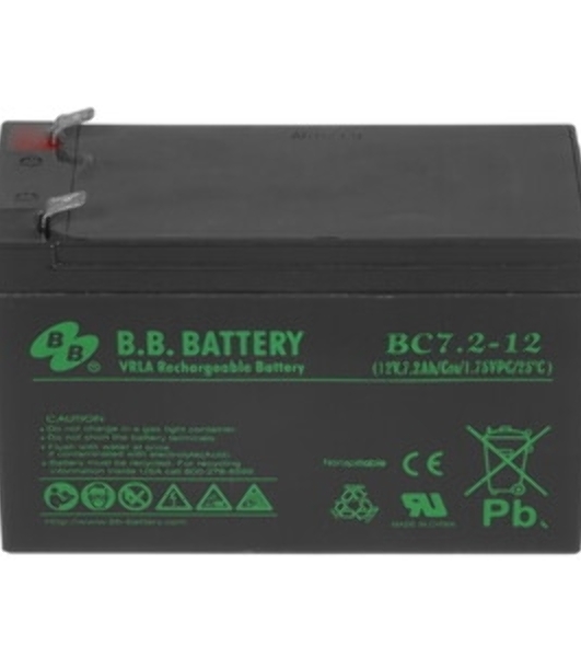 Батарея для ИБП B.B.Battery BC 7.2-12 (12V 7.2Ah)