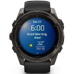 Умные часы Garmin Fenix 8 Solar Sapphire, 1.6' AMOLED, Wi-Fi, Bluetooth, NFC, 100м, серый / желтый, фото15