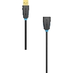 Кабель-удлинитель Vention USB 2.0 AM/AF - 1м черный, фото3