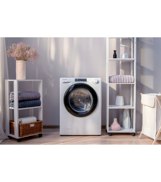 Стиральная машина Candy Smart Pro Inverter CSOW43 646TWMB-07 белый, загрузка фронтальная 6 кг, 1300 об/мин, класс B