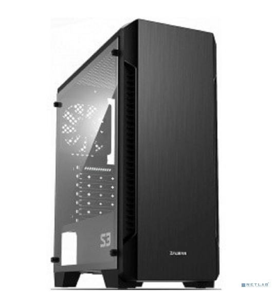 Компьютерный корпус Zalman S3 черный без БП ATX 2x120мм 2xUSB 2.0 1xUSB 3.0 audio bott PSU