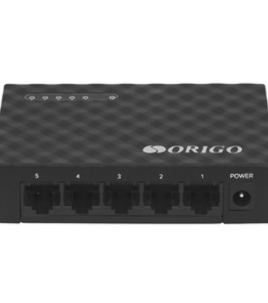 Коммутатор неуправляемый ORIGO OS2105/A2A 5x1000Base-T, корпус пластик
