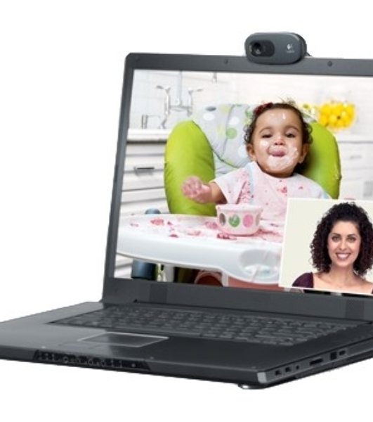 Веб-камера Logitech C270 HD 1280x720, 30 кадр/с, USB Type-A, микрофон (шумоподавление), автоосвещение, универсальное крепление