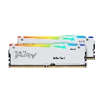 Оперативная память Kingston Fury Beast, DDR5, 32Gb (2x16Gb), 5600MHz, CL40, DIMM, с радиаторами, RGB, белый, фото9