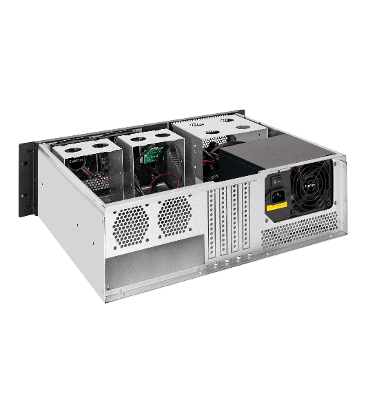 Серверный корпус ExeGate Pro 3U400-07 (RM 19', высота 3U, глубина 400, БП 400ADS, 2*USB)