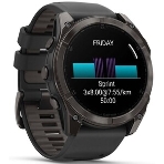 Умные часы Garmin Fenix 8 Solar Sapphire, 1.6' AMOLED, Wi-Fi, Bluetooth, NFC, 100м, серый / желтый, фото13