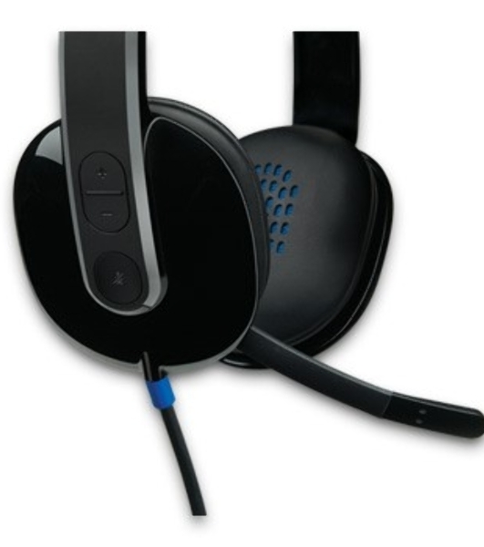 Гарнитура Logitech USB Headset H540 чёрный, проводная, USB