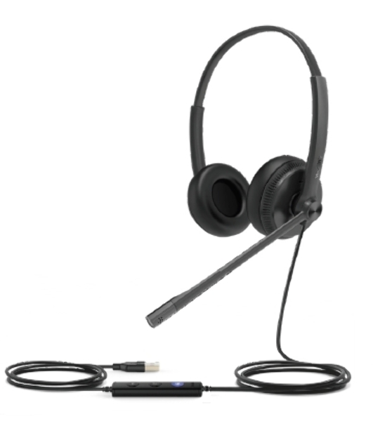 Гарнитура проводная Yealink UH34 Lite Dual UC