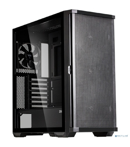 Компьютерный корпус ZALMAN Z10, ATX, черный, WINDOW, 2x3.5', 2x2.5', 2xUSB 3.0, 1xUSB 3.1 Type-C, FRONT 3x140мм, REAR 1x120мм