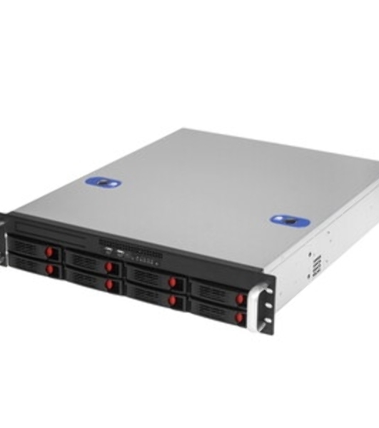 Серверный корпус ExeGate Pro EX293178RUS 2U550-HS08 RM 19', высота 2U, глубина 550, БП 1U-900ADS, 8xHotSwap, USB