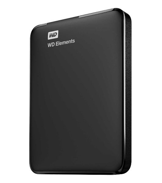 Внешний HDD 2.5' Western Digital Elements Portable, 4TB, USB 3.2 Gen 1 Type-A, 5400 rpm, черный