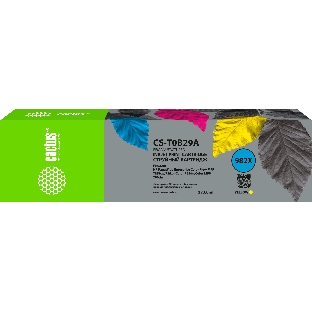 Картридж струйный Cactus CS-T0B29A (982X) желтый (223 мл) для HP PageWide 765dn/780 Enterprise Color