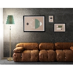 Светильник Ambrella light LH75059 BS/GN латунь/зеленый E27 max 60W D300*1550, фото 1