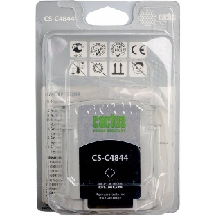 Картридж струйный Cactus CS-C4844 черный (72 мл) для №10 HP 2000/2500/1000/1100/1200