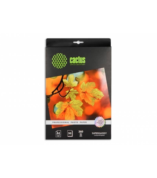 Фотобумага Cactus CS-HGA426050 Professional суперглянцеваяА4 260 г/м2 50 листов