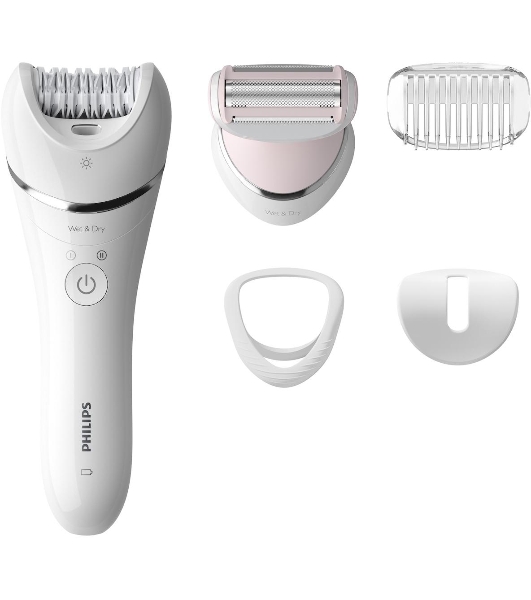 Эпилятор Philips скорости, широкая головка, Wet&Dry, беспроводной