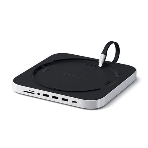 USB док станция с подставкой Satechi Mac Mini Stand & Hub для Mac Mini. Порты: 1x USB-C, 3 x USB, 3,5мм AUX, SD, microSD, фото 1