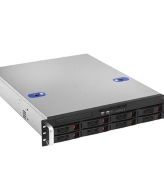 Серверный корпус ExeGate Pro EX293178RUS 2U550-HS08 RM 19', высота 2U, глубина 550, БП 1U-900ADS, 8xHotSwap, USB