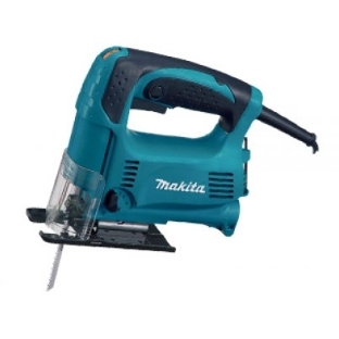 Макита Лобзики Makita 4328 Лобзик,в\рук, 450Вт,500-3100об\м,ход-18мм,рез-65мм,1.8кг,кор,маятн,стальн подошва