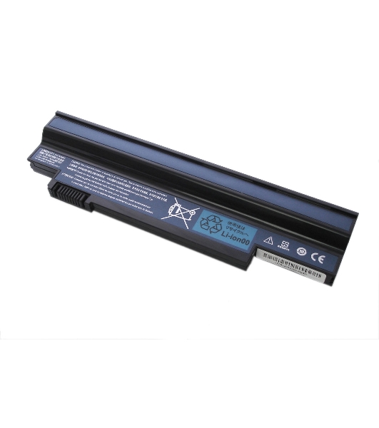 Аккумуляторная батарея для ноутбука Acer Aspire one 532h 533h eMachines350 10.8V 6600mah OEM, черный