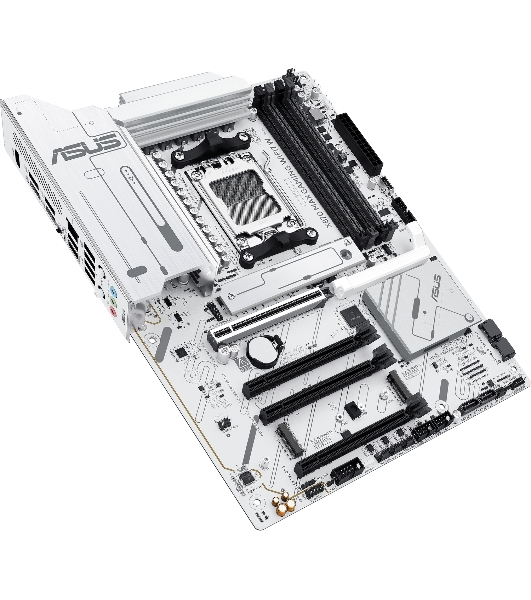 Материнская плата ASUS X870 MAX GAMING WIFI7 W, AM5, AMD X870, 4xDDR5, 4xSATA, 3xM.2, 1xPCIe 5.0 x16, 2xPCIe 4.0 x16, 1xPCIe 3.0 x16, 1xHDMI, 2xUSB Type-C (Display), 1x2.5Gb LAN, Wi-Fi 7, Bluetooth 5.4, 2xUSB-C 40Gbps, 1xUSB-A 10Gbps, 3xUSB-A 5Gbps, 4xUSB-A 2.0, 3x3.5 мм, 7.1, ATX