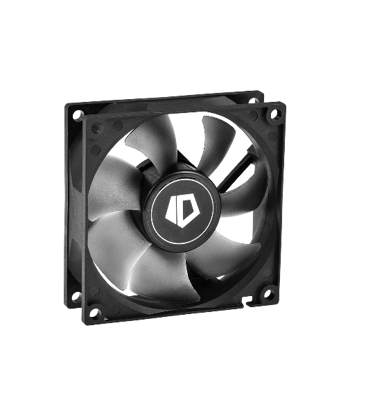 Вентилятор для корпуса ID-Cooling NO-8025-SD черный, 80 мм, 2000 об/мин, 21 дБ, 3 pin