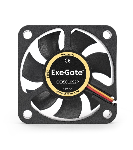 Вентилятор для корпуса ExeGate EX05010S2P черный, 50 мм, 5000 об/мин, 28 дБ, 2 pin