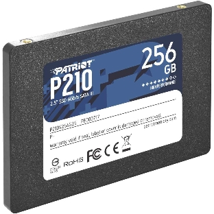 Накопитель SSD Patriot P210, 256Gb, SATA III, 2.5', R/W 500/400