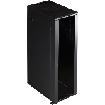 Шкаф серверный Lanmaster (TWT-CBB-42U-8X10-G1) напольный 42U 800x1000 мм пер. дв. стекл. задн. дв. двуст. 2 бок. пан. 800 кг черный IP20, фото11