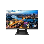 Монитор 23.8' Philips 242B1TC IPS 1920x1080, 75 Гц, 4 мс, 16:9, 250 кд/м2, 1xHDMI, 1xDP, 1xVGA, 4xUSB 3.2, сенсорный, выход на наушники, черный, фото24